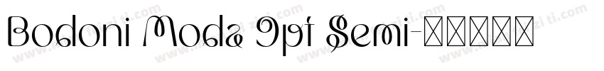 Bodoni Moda 9pt Semi字体转换